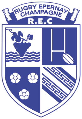 Logo du Rugby Épernay Champagne en blanc