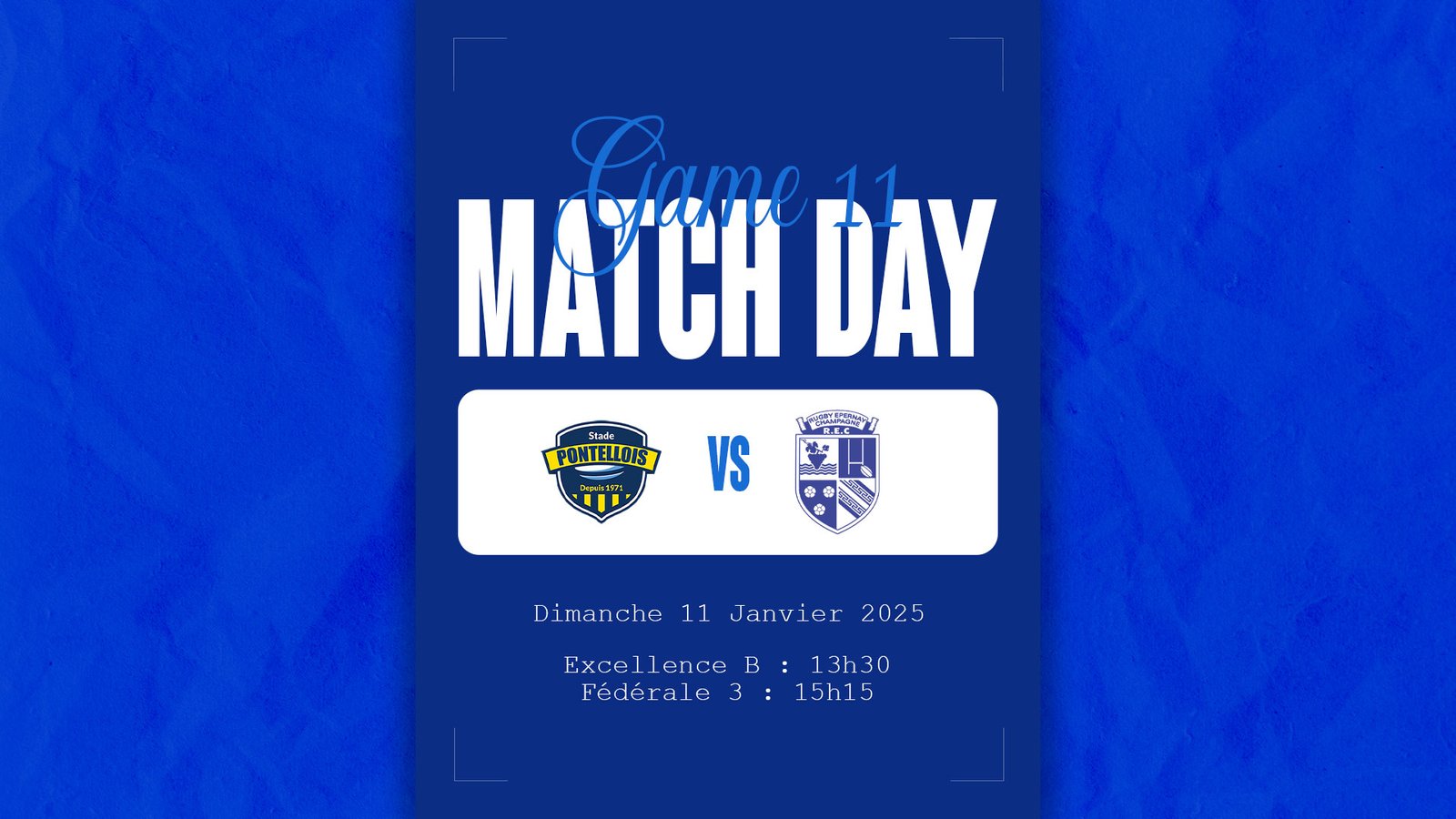 Match 11 des séniors