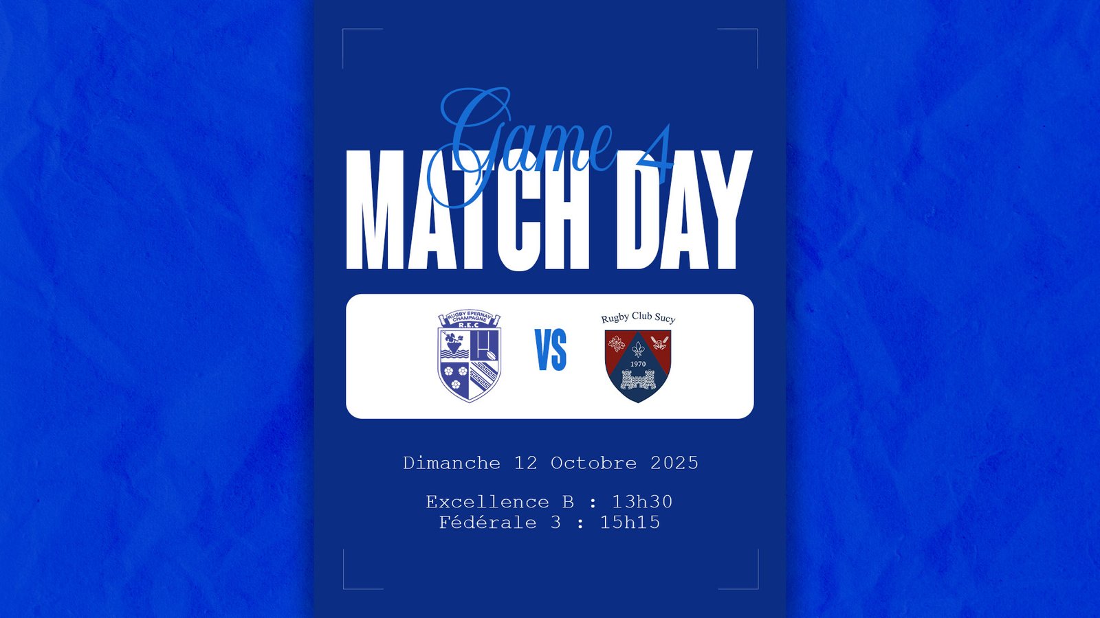 Match 4 des séniors