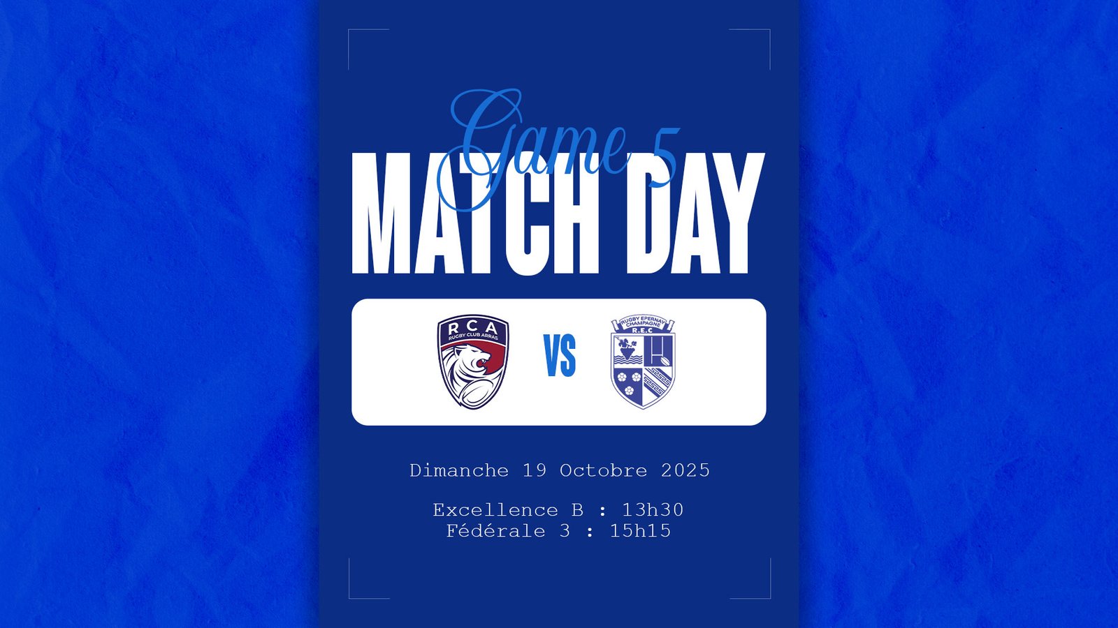 Match 5 des séniors