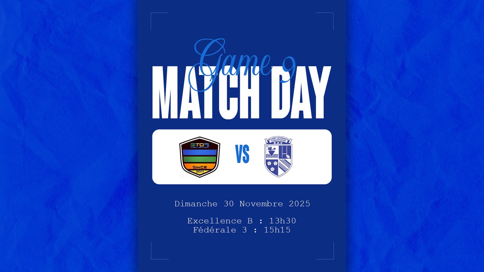 Match 9 des séniors